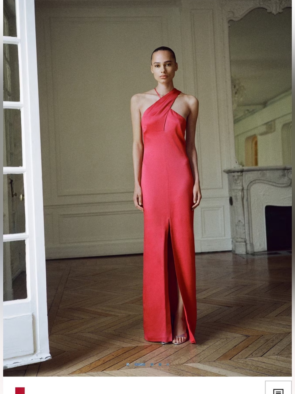 Mango Cross Neckline Maxi Dress